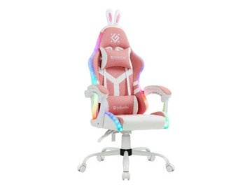 Игровое кресло Defender Ideal (белый/розовый) 64041