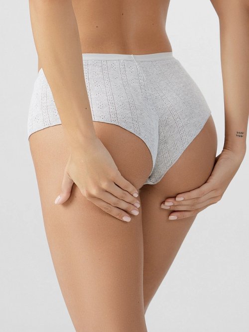 Трусы шортики женские серые, фото 5 из 30