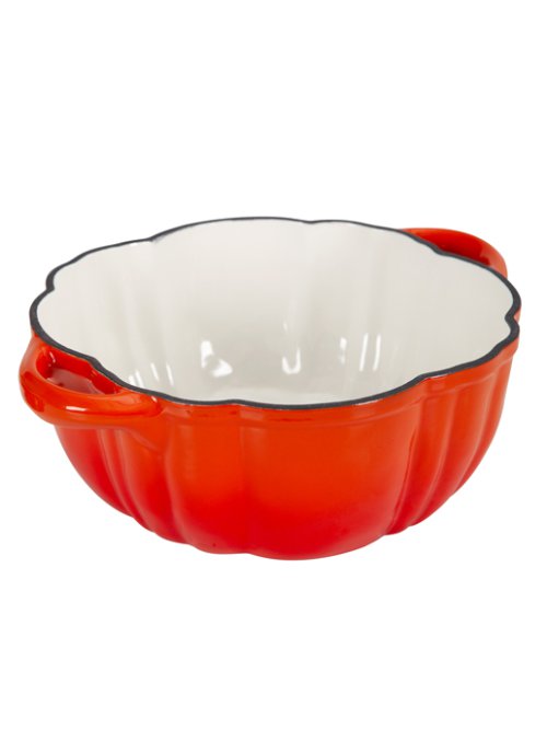 Кокот чугунный эмалированный Pumpkin 3 л, фото 12 из 45