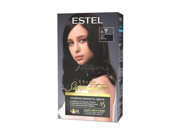 Крем-гель краска для волос ESTEL Color Signature, тон 4.7 Мокко, 150 мл