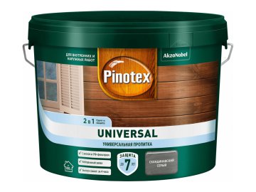 Пропитка Omnitex Universal 2в1 Скандинавский серый 9л