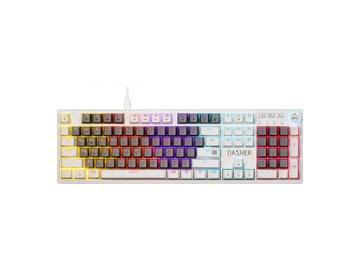 Клавиатура Defender Dasher GK-472 (белый/серый) на акции в магазинах 5 элемент