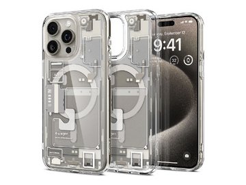 Чехол для телефона Spigen Ultra Hybrid Zero One (MagFit) для iPhone 15 Pro Max ACS07211 (серый/разноцветный)