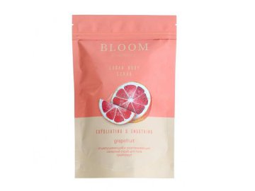 Скраб для тела BLOOM COSMETICS Сахарный Отшелушивающий, грейпфрут