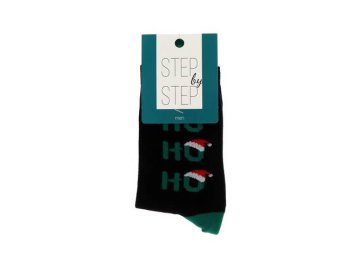 Носки мужские STEP by STEP HO-HO, размер 25-27, цвет черный, арт. НМ 9049-40