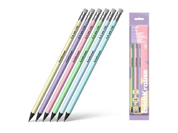 Набор чернографитных карандашей Erich Krause JOY® Pastel 60702 (4 шт)