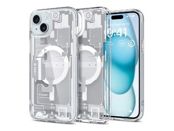 Чехол для телефона Spigen Ultra Hybrid (MagFit) Zero One для iPhone 15 ACS07037 (белый/разноцветный)