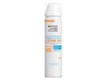 Спрей солнцезащитный для лица GARNIER Ambre Solaire Супер UV SPF 50+, 75 мл
