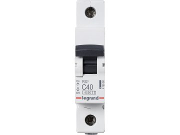 Выключатель автоматический Legrand RX3 1P C 40A 4.5кА 1M / 419668