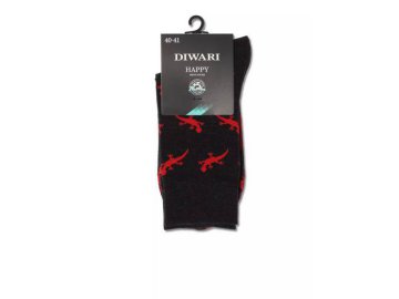 Носки мужские DIWARI Happy размер 27, цвет 135 черный