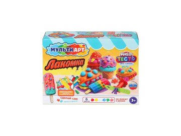 Набор для детского творчества МУЛЬТИАРТ Тесто для лепки, 6 цветов