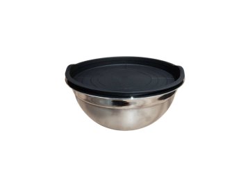 Миска металлическая Easy Cook с крышкой 26см JC297-26