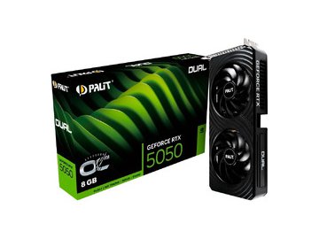 Видеокарта Palit GeForce RTX 5050 Dual OC NE65050S19P1-GB2070D