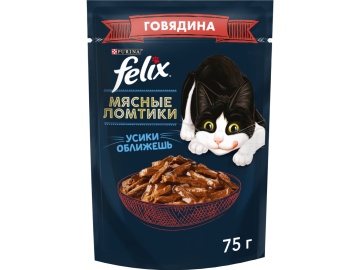 Корм "FELIX" (мясн.ломт./говядина) 75г в Дзержинске Евроопт