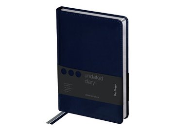 Ежедневник Berlingo Silver Pristine A5 / UD0_82503 (160л, синий)