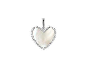 Подвеска декоративная Fresh Jewelry, белое серебро 925 проба, вставка перламутр