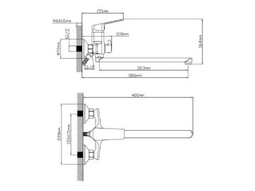 Смеситель AV Engineering AVWIN7-BL165-122