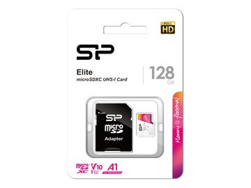 Карта памяти Silicon-Power Elite microSDXC SP128GBSTXBV1V20SP 128GB (с адаптером)