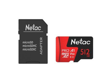 Карта памяти Netac P500 Extreme Pro 512GB NT02P500PRO-512G-R(с адаптером)
