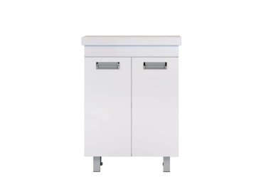Комплект Тумба Milk 600-2-0 с умыв. COMO 60 (609)