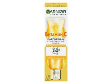 Флюид для лица GARNIER Skin Naturals солнцезащитный ежедневный Витамин С. Невидимая защита, 40 мл Мила