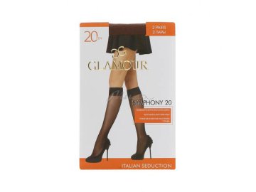 Гольфы женские GLAMOUR Symphony, daino, 20 ден, 2 пары