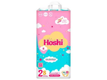 Подгузники детские HOSHI одноразовые, S (2), 40 шт