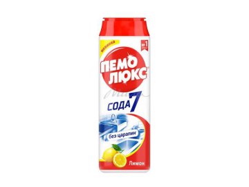 Порошок чистящий ПЕМОЛЮКС Сода 5 с лимоном, 480 г