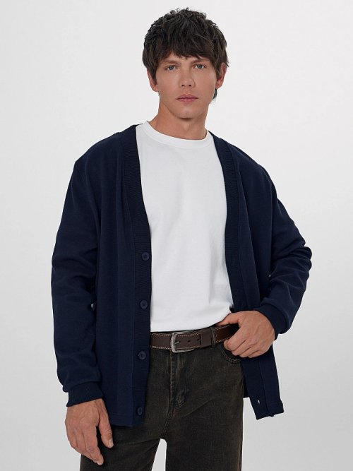 Кардиган мужской темно-синий, фото 6 из 6