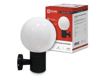 Светильник уличный INhome НБУ BALL-1хA60-BL