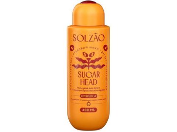 Гель для душа SOLZAO Sugar Head с маслом бразильского ореха, 400 мл