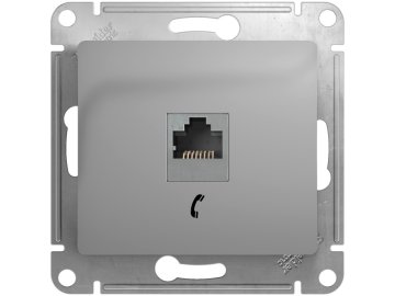 Розетка телефонная Systeme Electric Glossa GSL000381T