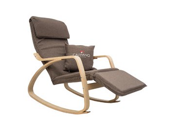 Кресло-качалка Calviano Comfort 1 (коричневый)