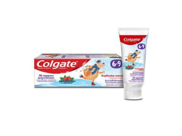 Детская зубная паста COLGATE 6-9 Клубника-мята с фторидом, 60 мл
