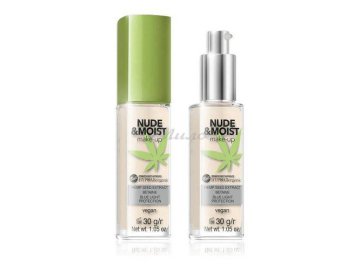Тональный флюид BELL Hypoallergenic nude & moist make up гипоаллергенный увлажняющий и питательный, тон 02