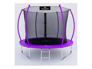 Батут Calviano 252 см - 8ft INSIDE master purple