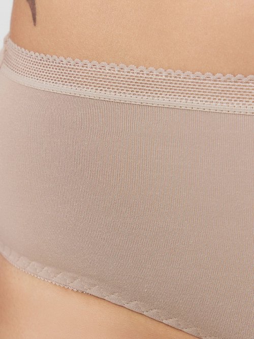 Трусы макси женские бежевые, фото 6 из 7