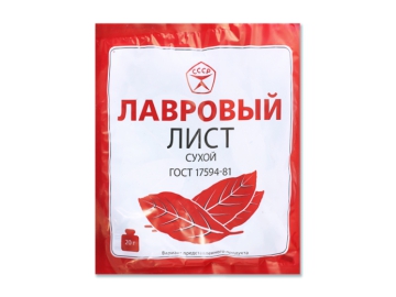 Корона скидки в {} - Лавровый лист Знак качества ГОСТ 20 г пак