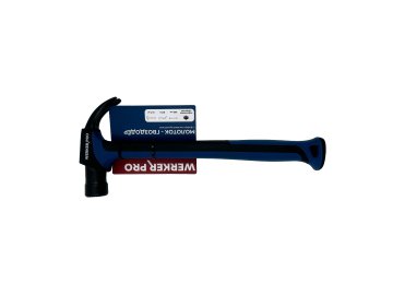 Молоток-гвоздодёр 0,71кг Werker PRO с фибергласовой рукояткой WL-310B-2