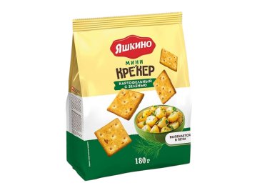 Крекер мини Яшкино картофельный с зеленью 180 г