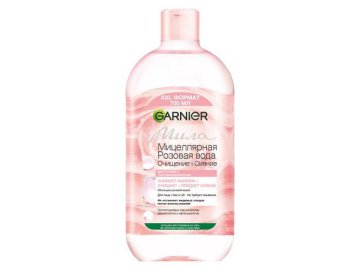 Вода мицеллярная GARNIER Skin Naturals Розовая очищение и сияние, 700 мл Мила