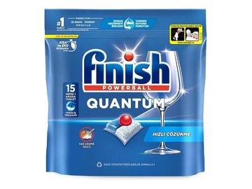 Таблетки для посудомоечной машины Finish Powerball Quantum AIO (15 шт)