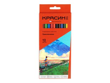 Карандаши цветные Красин Приключения КР-120200 (12 цв)