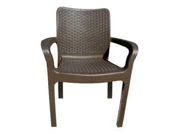 Стул пластиковый PLAST TEAM Rattan ING6182ГШК