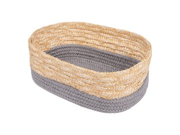 Корзина стеллажная "Сканди", Д290 Ш190 В120, графит