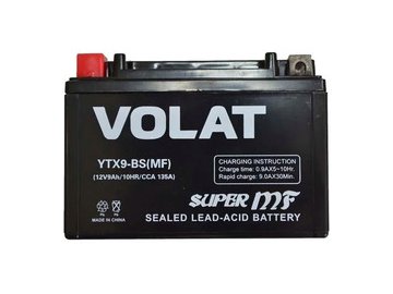 Мотоаккумулятор VOLAT YTX9-BS 9Ah (MF) L+