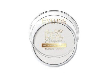 Пудра для лица EVELINE Cosmetics All Day Ideal Stay матирующе-укрепляющая, 14 г