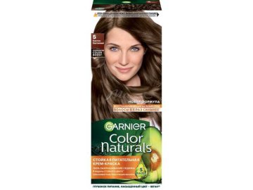 Крем-краска для волос GARNIER Color Naturals тон 5 Светлый каштан