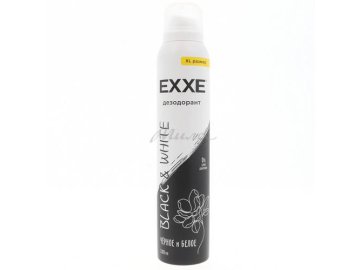 Дезодорант аэрозоль женский EXXE Чёрное и белое Black & White, 200 мл