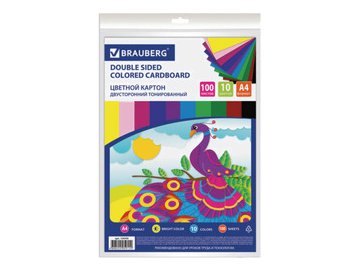 Картон цветной Brauberg 124745